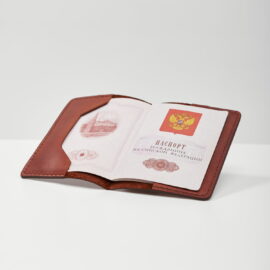 Обложка для паспорта Brown