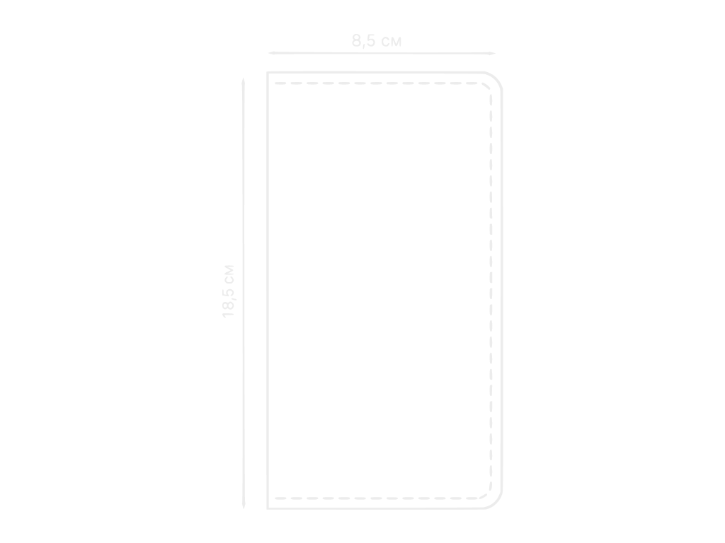 Схема изделия Портмоне Красный