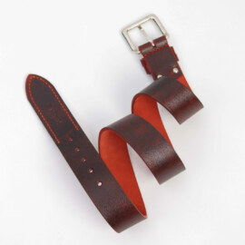 Ремень женский Бордовый