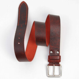 Ремень женский Бордовый