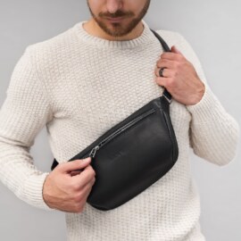 Сумка Бананка Черная