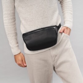 Сумка Бананка Черная