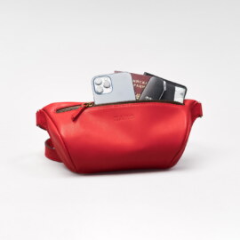 Сумка Бананка Красная