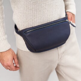 Сумка Бананка Синяя