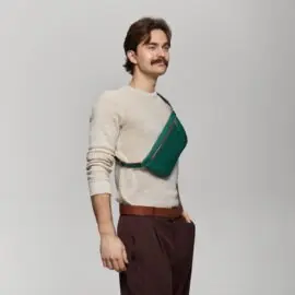 Сумка Бананка Flat Зеленая