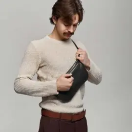 Сумка Бананка Flat Черная